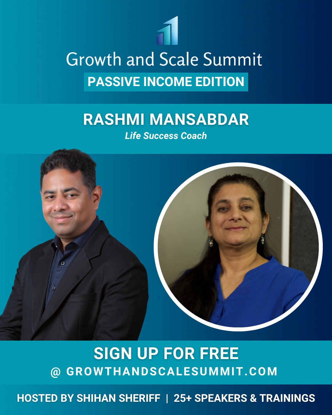 Rashmi Mansabdar - Growth & Scale Summit Banner