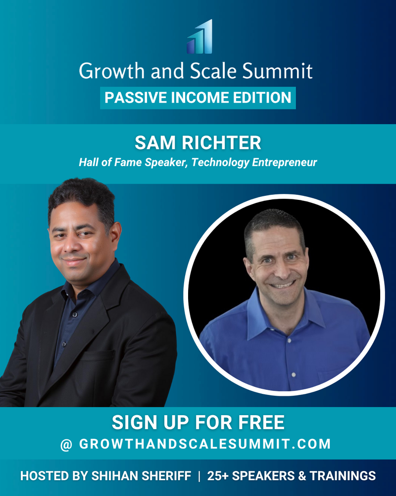 Sam Richter - Growth & Scale Summit Banner