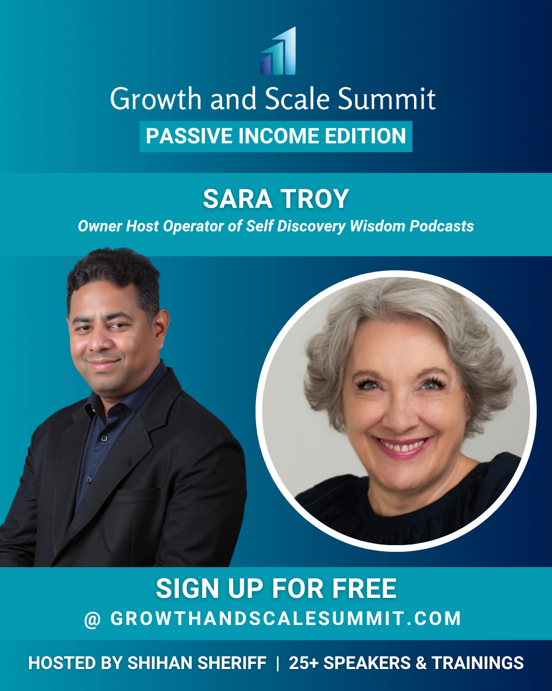 Sara Troy - Growth & Scale Summit Banner